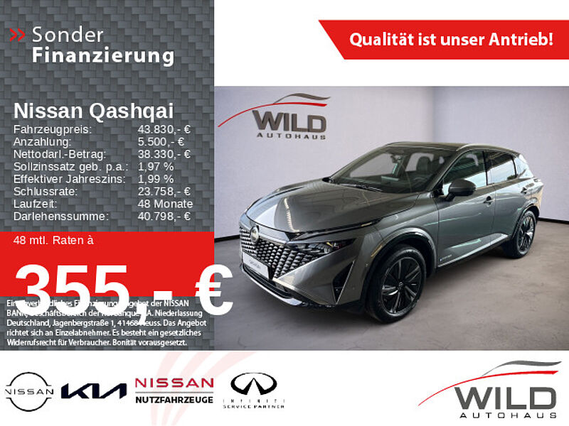 Nissan Qashqai 1.5 VC-T e-Power Tekna 19' 360° HUD LED