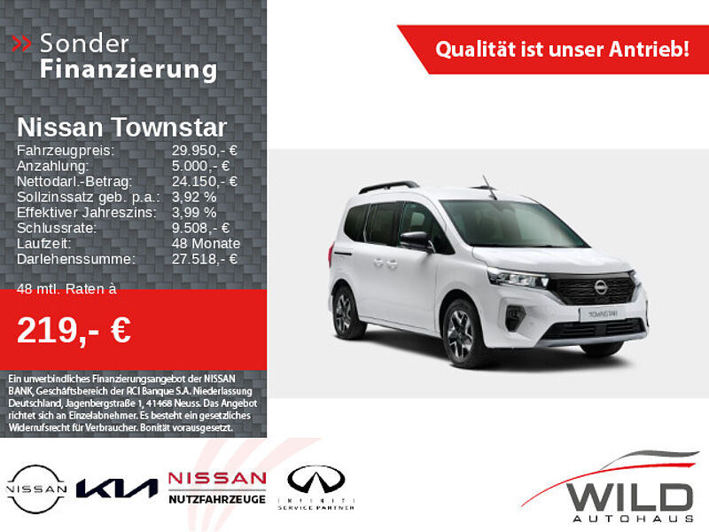 Nissan Townstar Kombi 1.3 DIG-T L1 Tekna LED Klima AWR