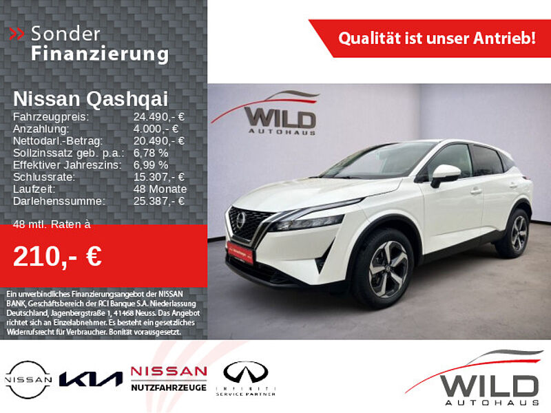 Nissan Qashqai 1.3 DIG-T MHEV N-Connecta LED Careplay