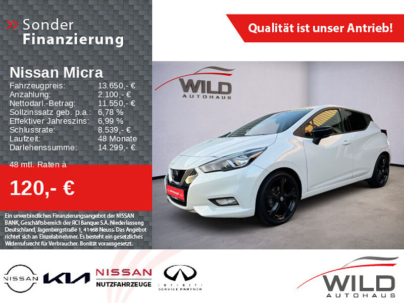 Nissan Micra 1.0 IG-T N-Tec Kamera Carplay Klima