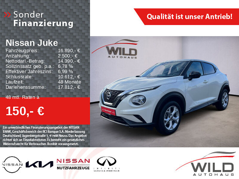 Nissan Juke 1.0 DIG-T N-Connecta LED Kamera CarPlay AWR